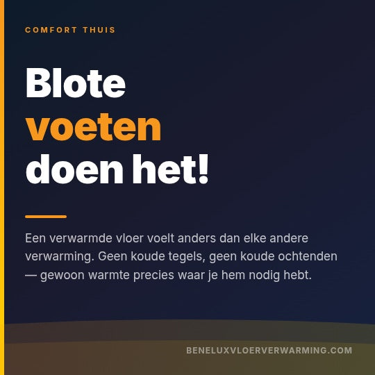 Instagram van Benelux Vloerverwarming