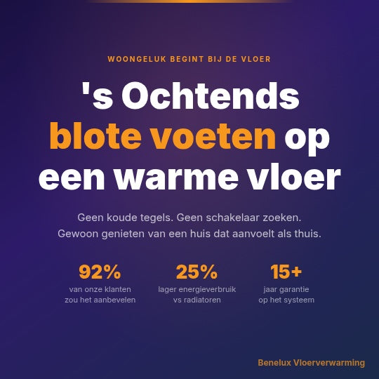 Instagram van Benelux Vloerverwarming