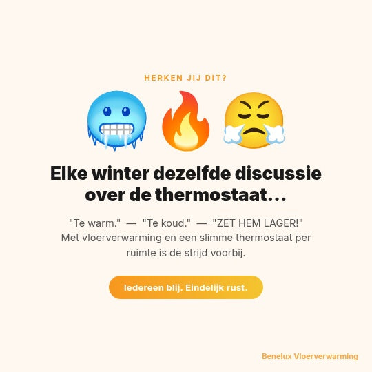 Instagram van Benelux Vloerverwarming